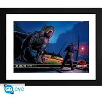 Abystyle - JURASSIC PARK Framed print Alan Grant vs T-Rex - Kuva
