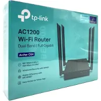 TP-LINK Archer C64 -reititin, Wi-Fi 5, AC1200, Dual-band, musta