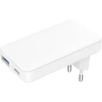 Gear 220V 1xUSB-C+1xUSB-A PD/PPS 36W+QC 18W GaN valkoinen laturi