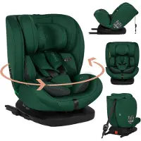 Lionelo Turvaistuin 40-150 cm ISOFIX-kiinnityksellä ja 360° alustalla Bastiaan i-Size Green Forest