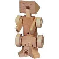 Primi Passi - Wooden Transforming Robot/Shovel