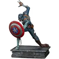 Marvel Art Scale What If Kapteeni Amerikka Zombin Hahmo