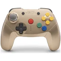 Retro Fighters Brawler64 Bluetooth NSO Edition - Gold - Wireless Controller - Nintendo Switch