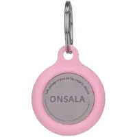 Onsala Collection Silicone Holder, AirTag -avaimenperä, Vaaleanpunainen