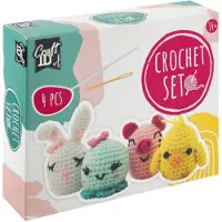 Creative Craft Group CROCHET KIT Crochet kit ANIMALS 4 pcs.