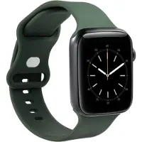 Gear Apple Watch 42/44/45 mm silikoni Olive vihreä kelloranneke