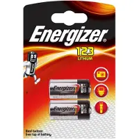 Energizer Kameraparisto CR123A, 2kpl