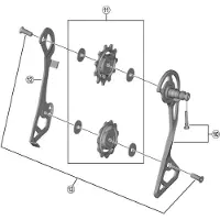 Shimano Sisälevy RD-R8000:lle