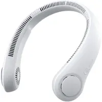 JISULIFE Neck Fan 3 4000mAh Portable Neck Fan - Gray - 4000 mAh