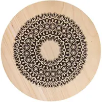 Orion Puinen mandala kattilankannatin 20 cm, Padėkliukas puodui medinė MANDALA 20 cm