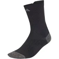 Adidas Urheilusukat 'RUNNING COMFY CREW' meleerattu harmaa / musta
