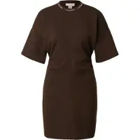 Calvin Klein Jeans Ss Logo Rib Interlock T-Shirt Dr - Brown - XS