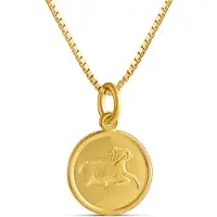 Top Gold kullattu hopeinen Oinas horoskooppi riipus ketjulla 45cm 52 5704 0000