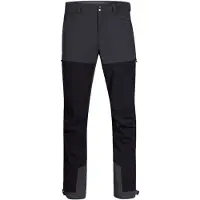 Bergans Bekkely Hybrid Housut Herr Black / Solid Charcoal S