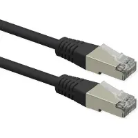 Roline patch cable - 50 cm - black pantone 3C - Musta