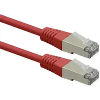 Roline patch cable - 30 cm - red pantone 199C - Punainen