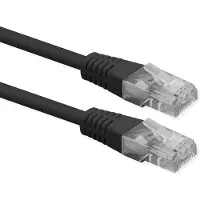 Roline patch cable - 2 m - black pantone 3C - Musta