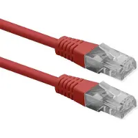 Roline patch cable - 2 m - red pantone 199C - Punainen