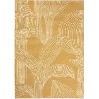Marimekko Kukat Puhkeavat matto ulkokäyttöön 200 x 280 cm, straw