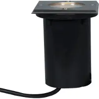 QAZQA Maavalopiste teräs 10,5 cm IP65 - Basic Square