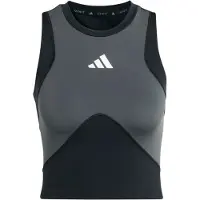 Adidas Urheilutoppi 'TECHFIT Workout Color Block' tummanharmaa / musta / valkoinen