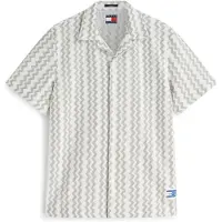 Tommy Hilfiger Tjm Reg Club Lace Ss Shirt - Khaki green - XS