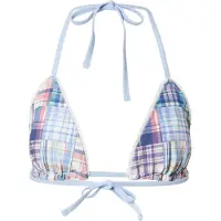 Abercrombie & Fitch Bikinitoppi opaali / taivaansininen / vanha roosa / valkoinen