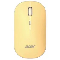 Acer AMR130 - mouse - 2.4 GHz Bluetooth 5.2 - yellow - Hiiri - Optinen LED - 4 painiketta - Keltainen