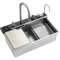 REA Monitoiminen 10-in-1 teräsallas Alonzo Brush Nickel
