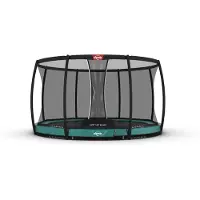 Berg Champion InGround Trampoline With Safety Net Deluxe AirFlow Pro 380 cm Harmaa