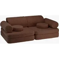 WigiWama Settee Teddy - Brown - 136X 78X 46CM