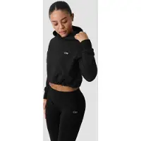 ICANIWILL Adjustable Cropped Hoodie Black
