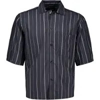 Lindbergh Viscose Resort Shirt S/S - Navy - L