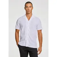 Lindbergh Casual Linen Blend Resort S/S - White - XL
