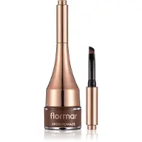 Flormar Brow Pomade kulmapomade mukana sivellin sävy 02 Light Brown 2,2 g