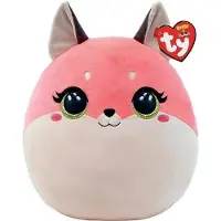 TY Squishy Beanies ROXIE - pink fox squish 25cm