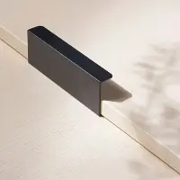 Beslag Design Hide 120 Kahva Toniton Musta - Nupit ja ovenkahvat Jauhemaalattu Metalli Toniton Black - 401080-11