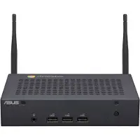 Asus Fanless Chromebox CF40 N4500, 8 Gt, 64 Gt -kannettava, musta