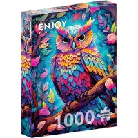Enjoy Puzzle ENJOY Dazzling Owl 1000p palapeli