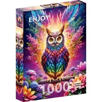 Enjoy Puzzle ENJOY Neon Owl 1000p palapeli