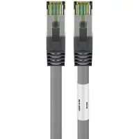 Goobay RJ45 (CAT 6A, 500 MHz) patch-kaapeli CAT 8.1 S / FTP-raakakaapelilla, 15294