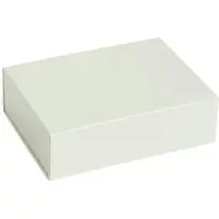 HAY Colour Storage XS laatikko kannella 16,5x22,5 cm Chalk white