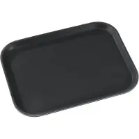 Dorre Serving Tray Rectangular Anti-Slip 41*30.5Cm - Black - 30.5X 40.5X 2.2