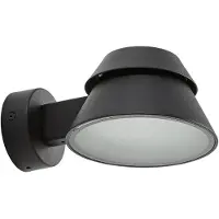 LUCANDE Led ulkoseinävalaisin Moena , Musta, Alumiini, Moderni