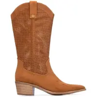 Xti for woman. 14547302-CAMEL Boots 145473 brown (37), 3 to 5 cm, Zip, Casual