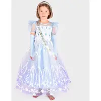 Den Goda Fen Naamiaisasut - Prinsessa Mekko - Frozen - - 6-8 v (116-128) - Naamiaisasut