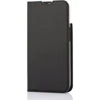 Wave BookCase -suojakotelo, iPhone 13, musta