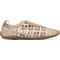 Carmela for woman. 16325901-BEIGE 163259 brown sneakers (41), Leather, Flat, Laces, Casual