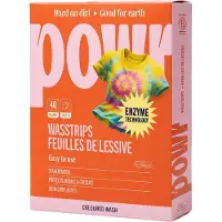 POWR pesulaput, värillisille vaatteille, 40 kappaletta, kaikille kankaille, mikromuovittomat