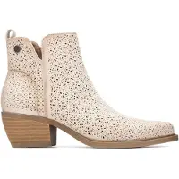Refresh for woman. 17504104-HIELO Ankle boots 175041 white (40), Brown, 3 to 5 cm, Zip, Casual